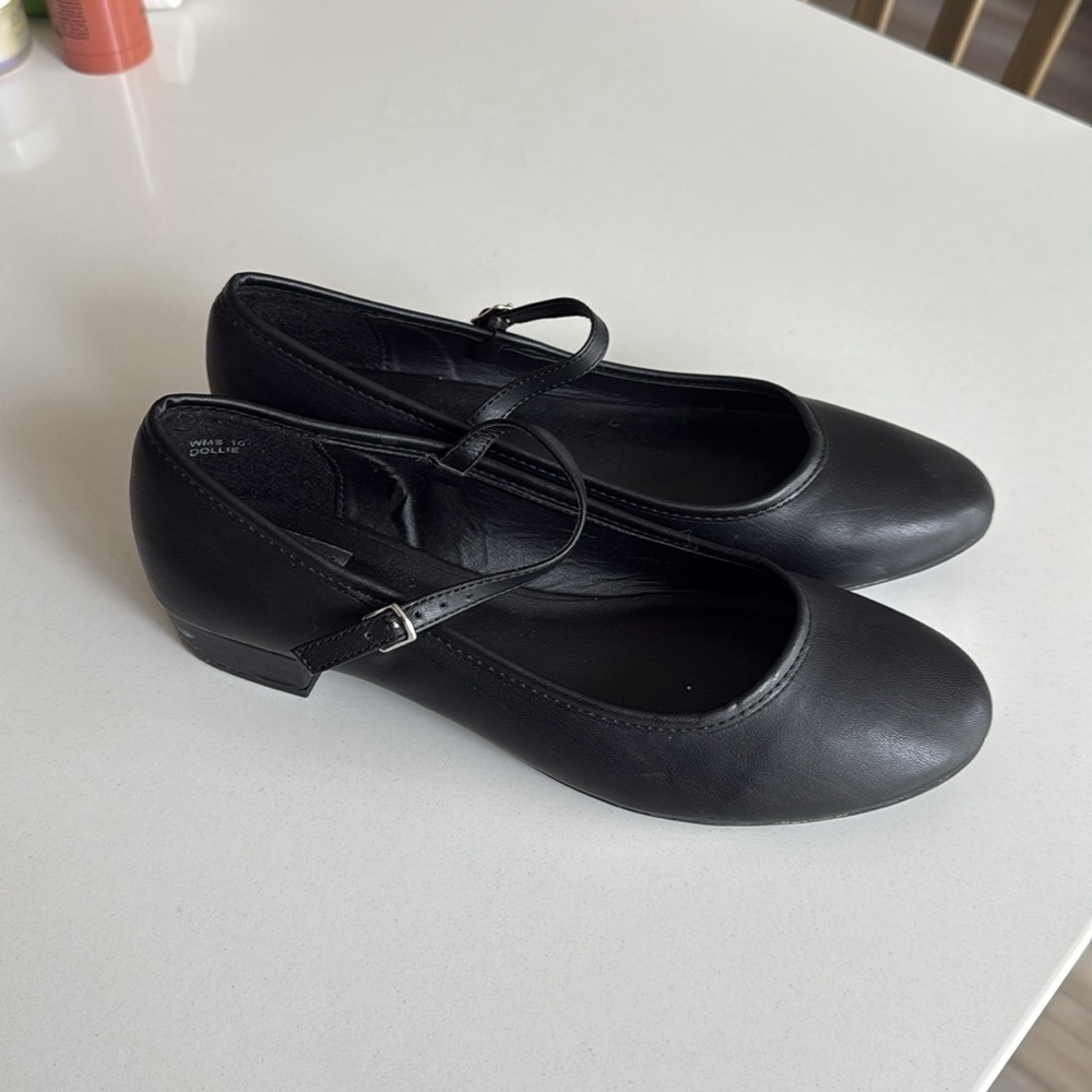 Dolce Vita black ballet flats Mary Jane’s size 10 - Picture 2 of 4